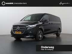 Mercedes-Benz V-klasse - 300d | XL L3 | AMG | 4-MATIC | Dubbele Cabine | 360 CAMERA | DISTRONIC PLUS | LEDER ZWART