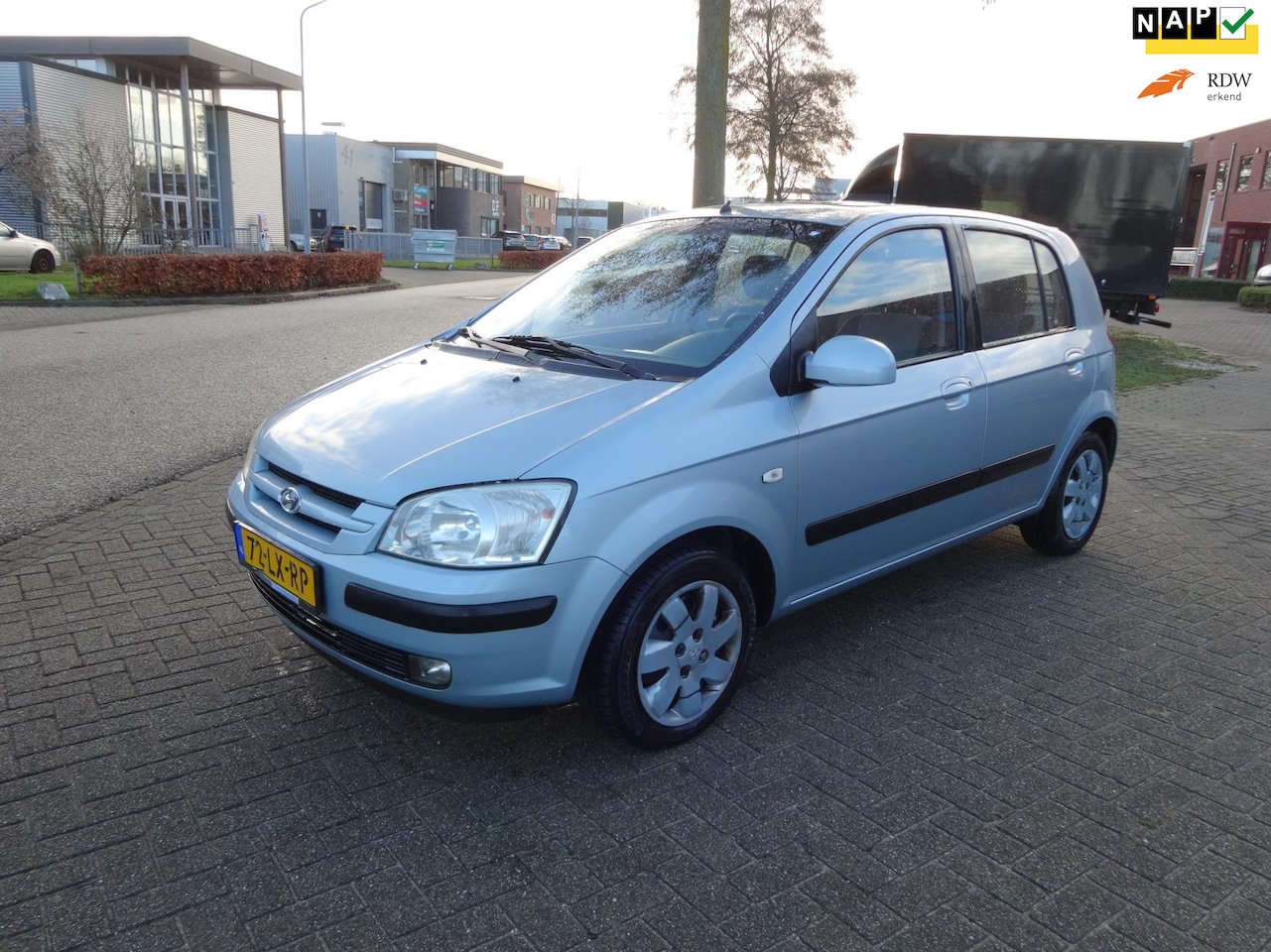 Hyundai Getz - 1.3i GLS Sky Airco/Boekjes/Apk 25-6-2026 - AutoWereld.nl
