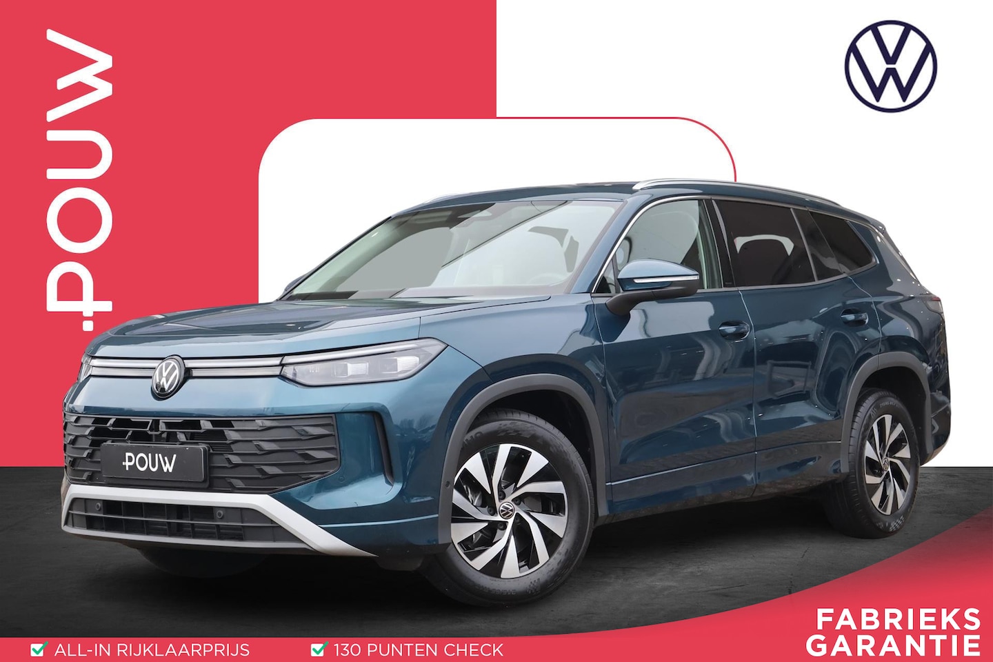 Volkswagen Tayron - 1.5 eTSI 150pk DSG Life Edition 7p. | Panoramadak | Camera | Elektrische Achterklep | Keyl - AutoWereld.nl