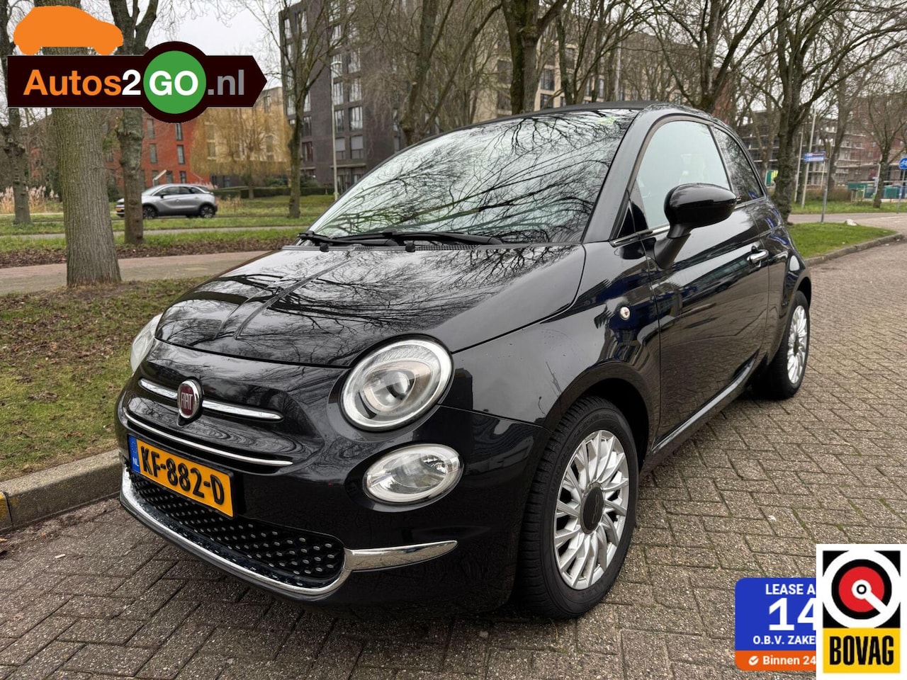 Fiat 500 - 0.9 TwinAir Turbo Lounge I Cabrio I Navi I Multimedia I Trekhaak I Rijklaar I - AutoWereld.nl