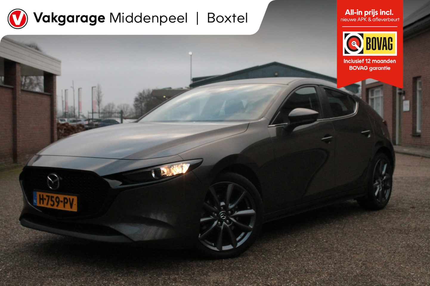 Mazda 3 - 2.0 e-SkyActiv-X M Hybrid 180 Comfort | Head-up | Bose | ACC - AutoWereld.nl