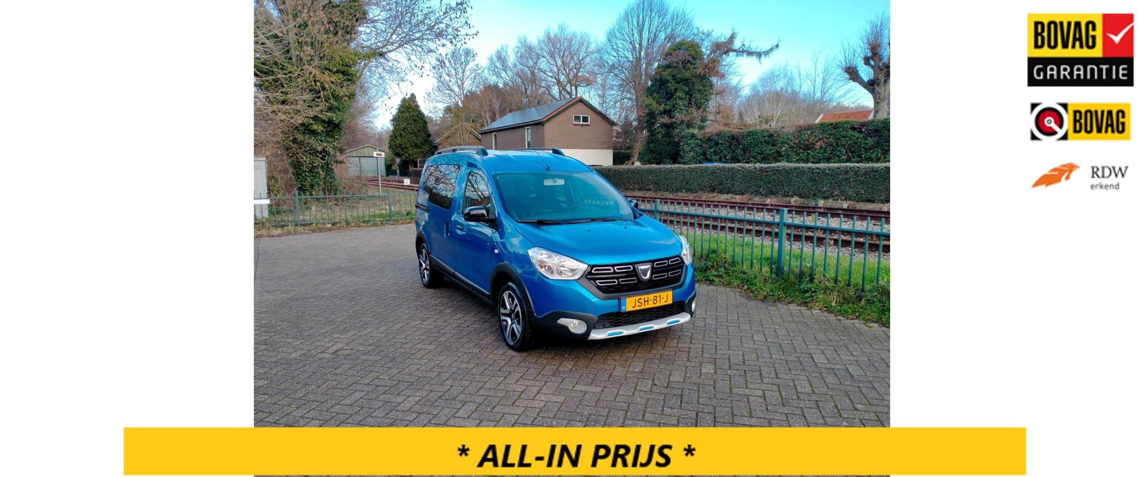 Dacia Dokker - 1.2 TCe S&S Série Limitée Stepway airco cruise ALLINPRIJS - AutoWereld.nl