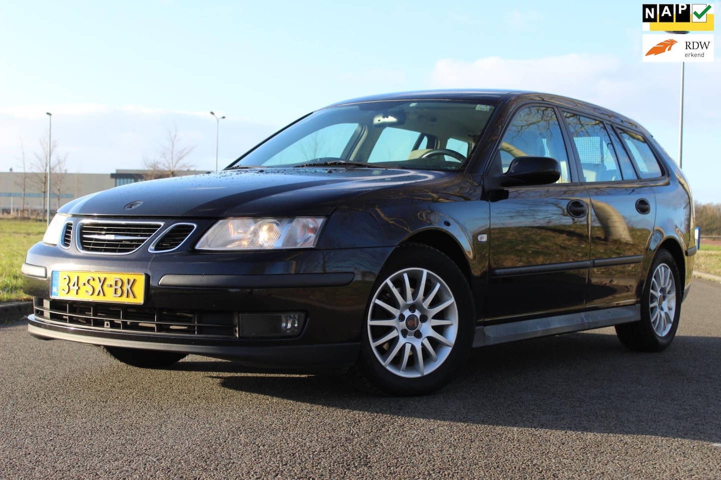 Saab 9-3 Sport Estate - 1.8t Linear 150 pk | APK T/M 7-8-2026 | AUTO RIJD ZEER GOED | CLIMATE CONTROLE | TREKHAAK - AutoWereld.nl
