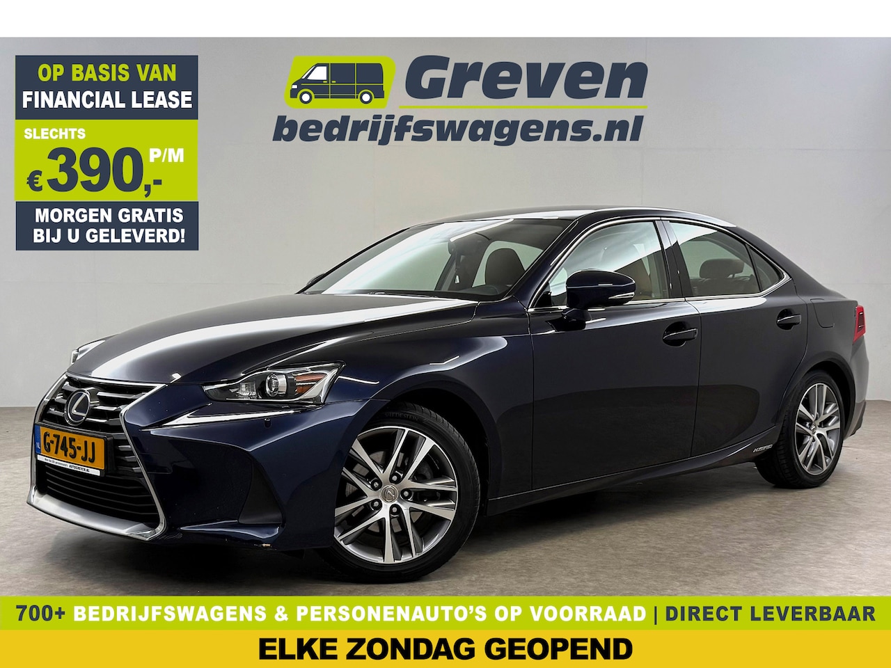 Lexus IS - 300 300h Hybrid Sport Edition | Camera | Cruise | LED | Navi | Parkeersens. | NAP - AutoWereld.nl