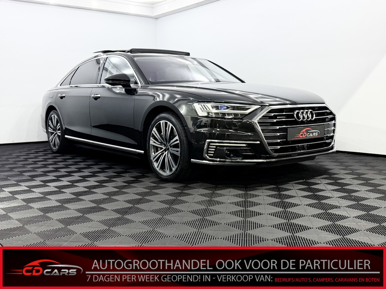 Audi A8 - 60 TFSI e quattro Lang Pro Line Plus Plug-in Pano, Leder, 360 Camera, Head-up display, Nav - AutoWereld.nl