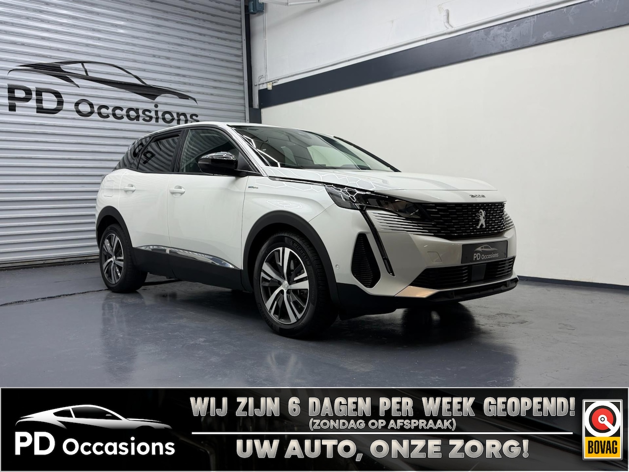 Peugeot 3008 - 1.6 Plug-In HYbrid 225PK Allure Pack Business - Trekhaak - Camera - Stoelverw. - AutoWereld.nl