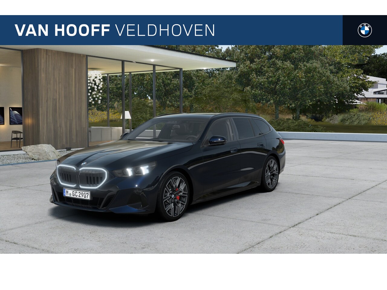 BMW 5-serie Touring - 520i M Sport Automaat / Panoramadak / Trekhaak / Stoelventilatie / Bowers & Wilkins / M Sp - AutoWereld.nl