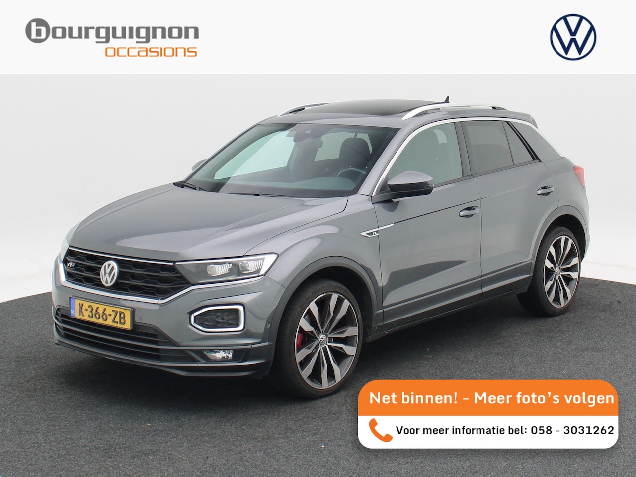 Volkswagen T-Roc - 1.5 TSi 150 Pk Automaat Sport Business R-Line | Panoramadak | Adaptive Cruise | Climate Co - AutoWereld.nl
