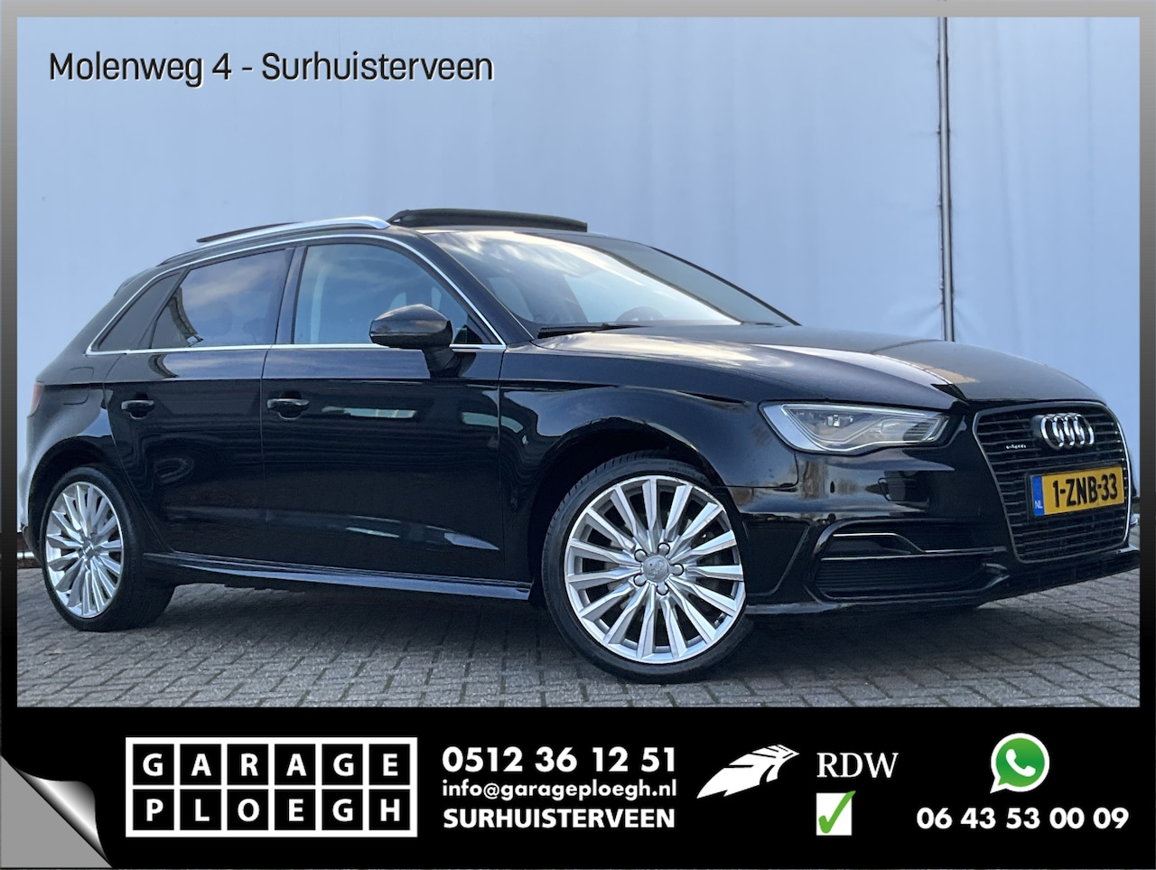 Audi A3 Sportback - 1.4 e-tron PHEV Ambition Automaat Pano Nav/Cruise Keyless Voll.Onderhouden! - AutoWereld.nl