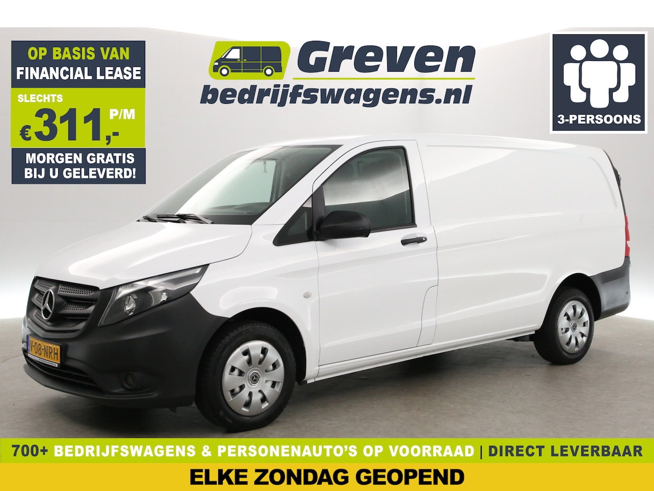 Mercedes-Benz Vito - 114 CDI | Airco | Cruise | 3-Zits | Parkeersens. - AutoWereld.nl