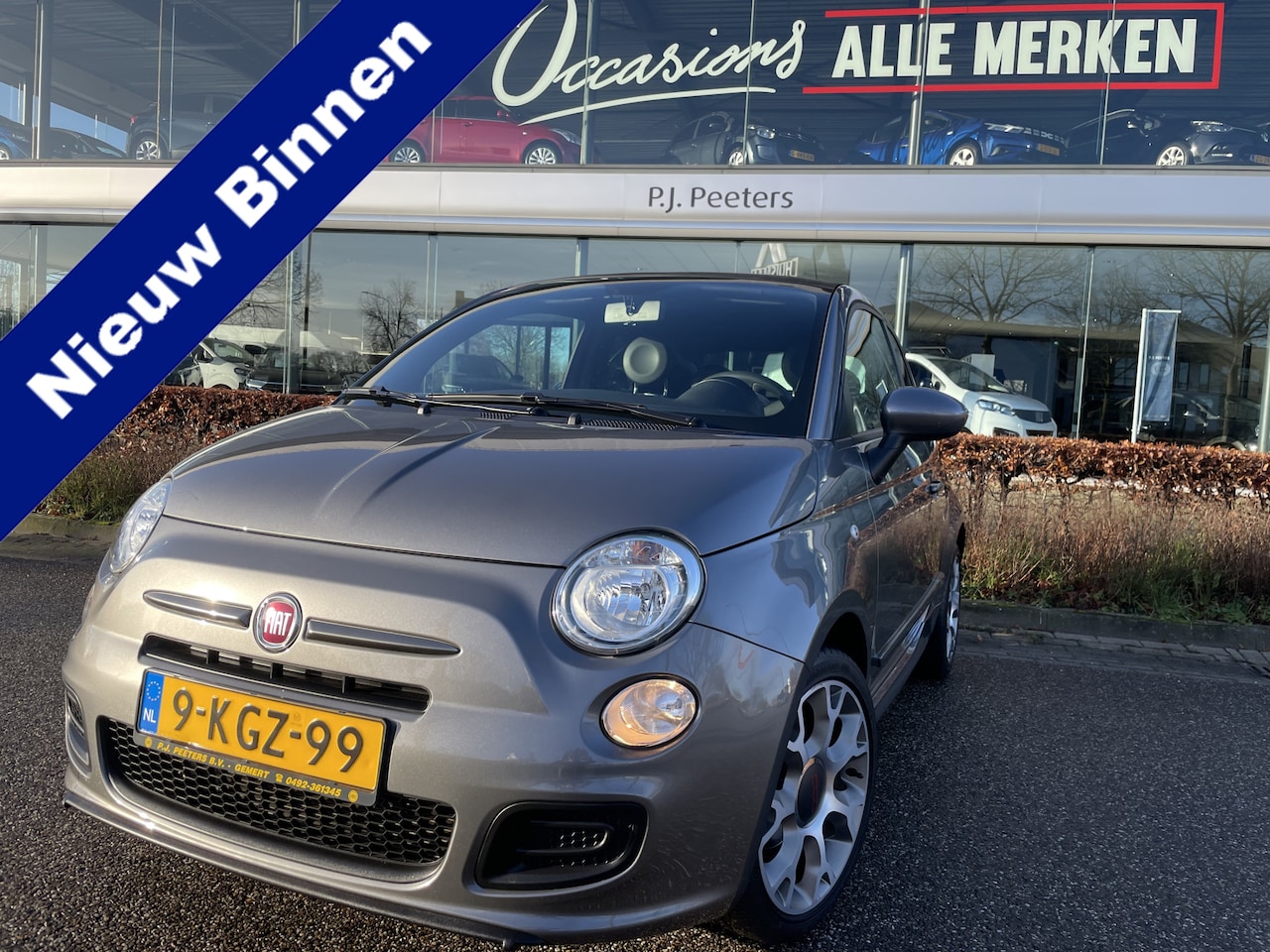 Fiat 500 C - 0.9 TwinAir 500S Sport cabrio Automaat - Nieuw door ons geleverd - Originele Hollander - A - AutoWereld.nl