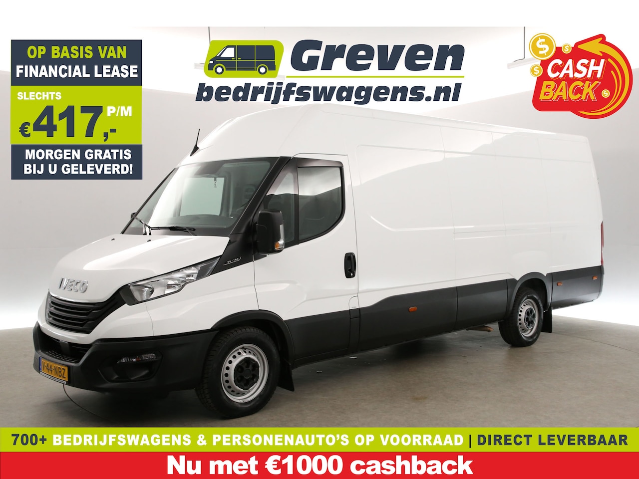 Iveco Daily - 35S16V 157PK L3H2 | 3500KG Trekgew. | Airco | 3-Zits | Parkeersensoren - AutoWereld.nl