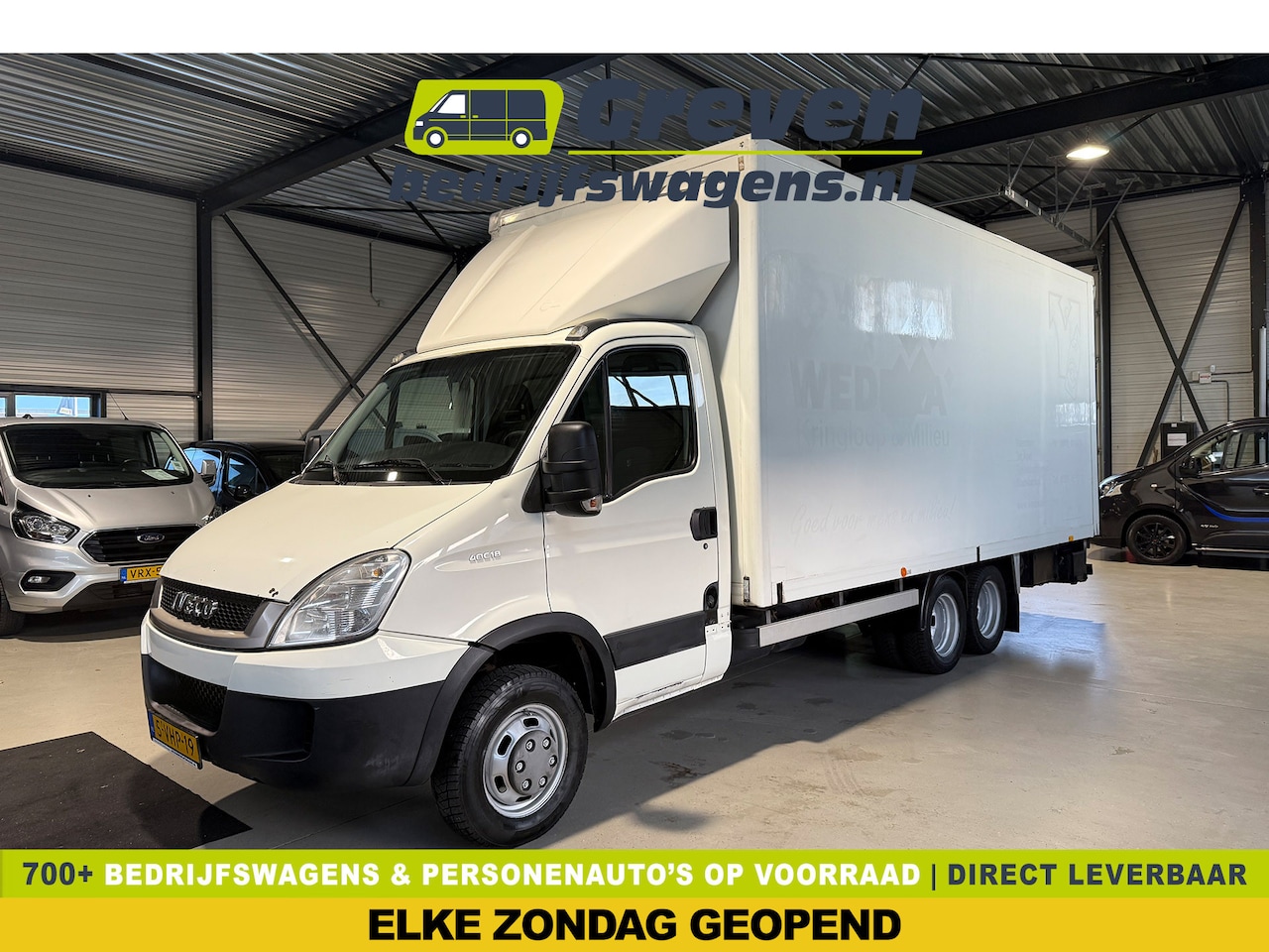Iveco Daily - 3.0 40C18 D 375 | Clixtar Veldhuizen Trailer | Dubbele as | Bakwagen | Laadklep | Zijdeur - AutoWereld.nl
