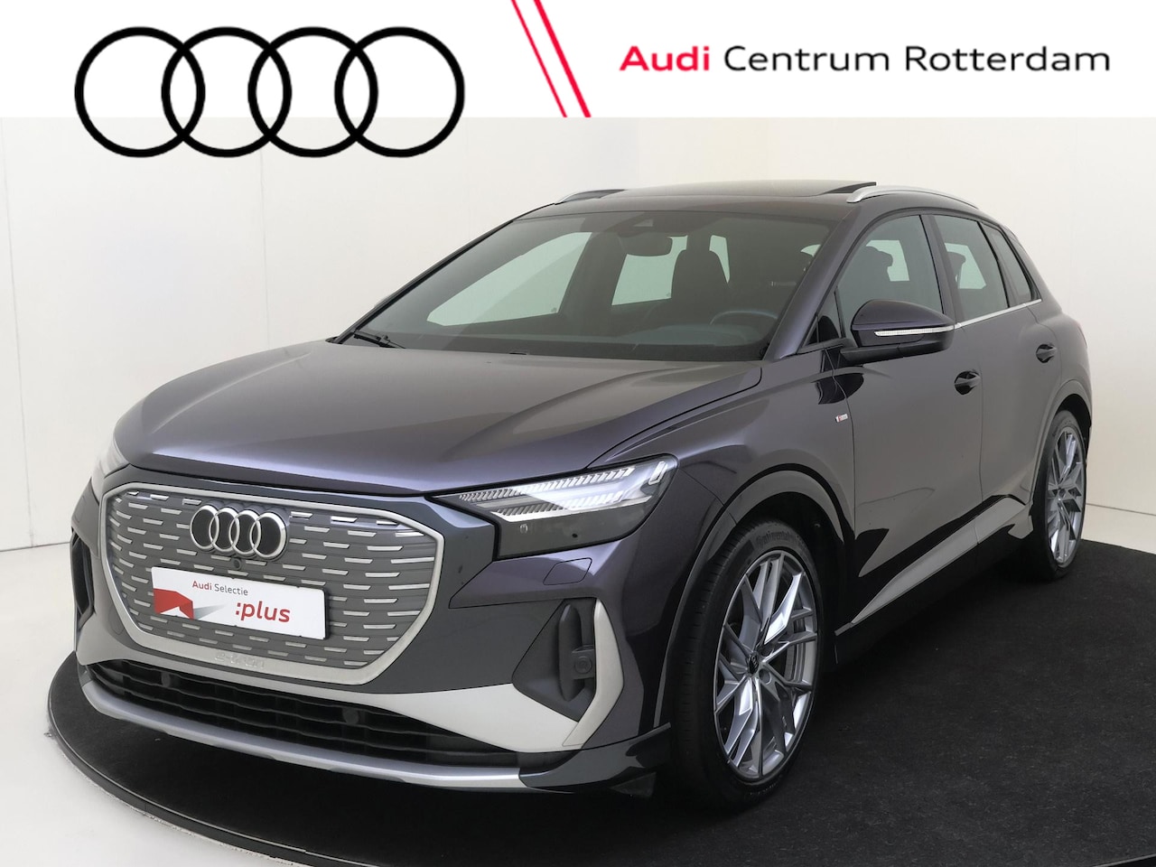 Audi Q4 e-tron - 50 quattro S edition 77 kWh | SoH 89% | Panoramadak | Trekhaak | Head-up display | LED mat - AutoWereld.nl