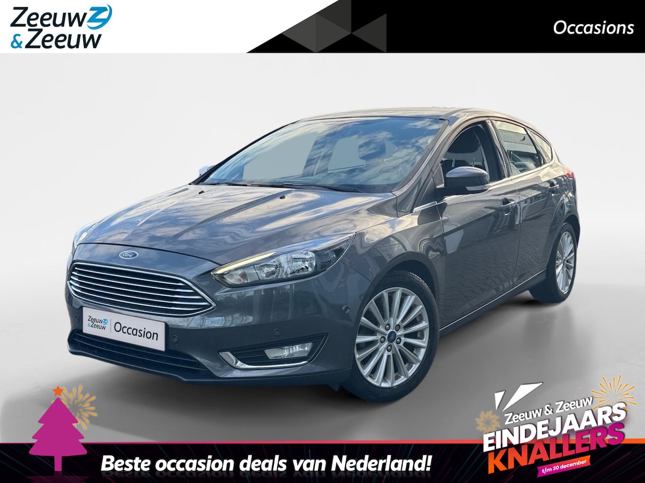 Ford Focus - 1.0 Titanium | Voorruit verwarming | Parkeersensoren | Navi | - AutoWereld.nl