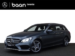 Mercedes-Benz C-klasse Estate - C 180 Business Solution AMG | Achteruitrijcamera | Parkeersensoren | Panoramadak | Elek. a