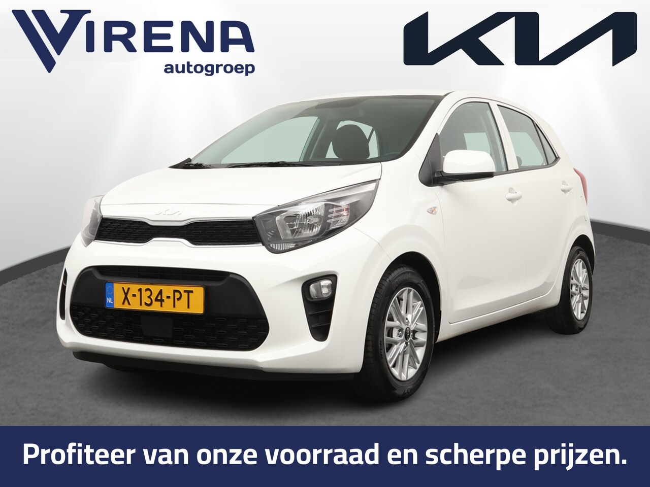 Kia Picanto - 1.0 DPi DynamicLine - Airco - Android/Apple Carplay - Cruise Control - Lichtmetalen Velgen - AutoWereld.nl
