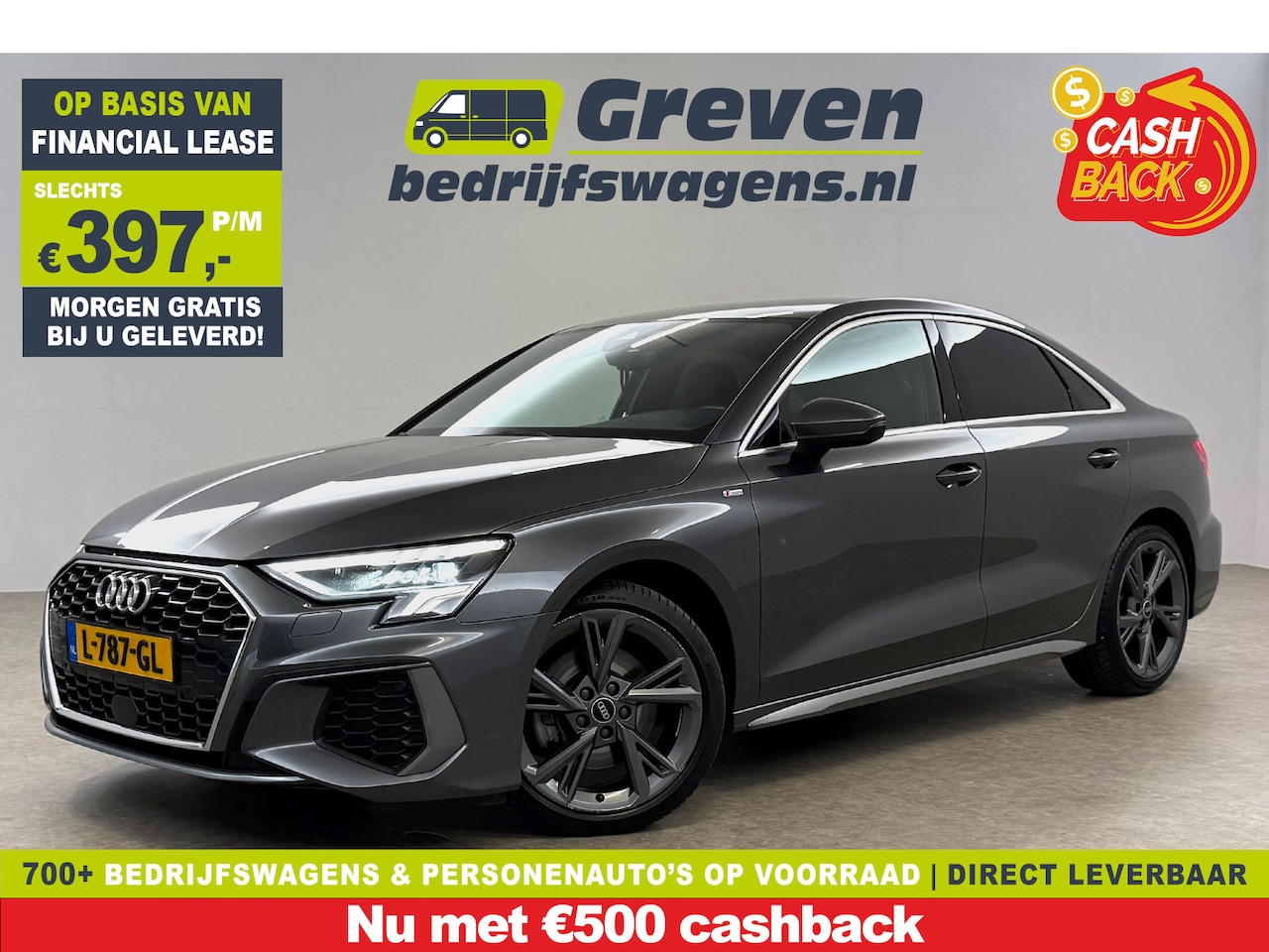 Audi A3 - 30TFSI S-Line | Virtual | Carplay | Stoelverw. | Navi | Parkeersens. | NAP - AutoWereld.nl