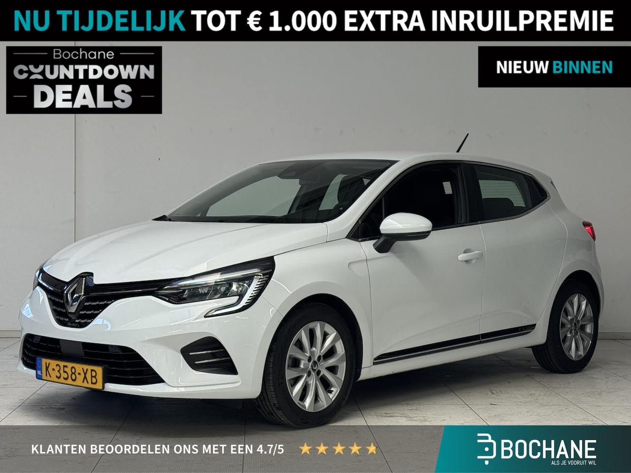 Renault Clio - 1.0 TCe Intens | Apple CarPlay / Android Auto | Parkeersensoren | Cruise Control | Climate - AutoWereld.nl