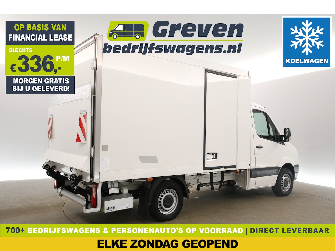 Volkswagen Crafter - 35 2.0 TDI | Koelwagen 0° C | Nachtkoeling | Zijdeur | Laadklep | L3.40m | Bakwagen | Koel - AutoWereld.nl
