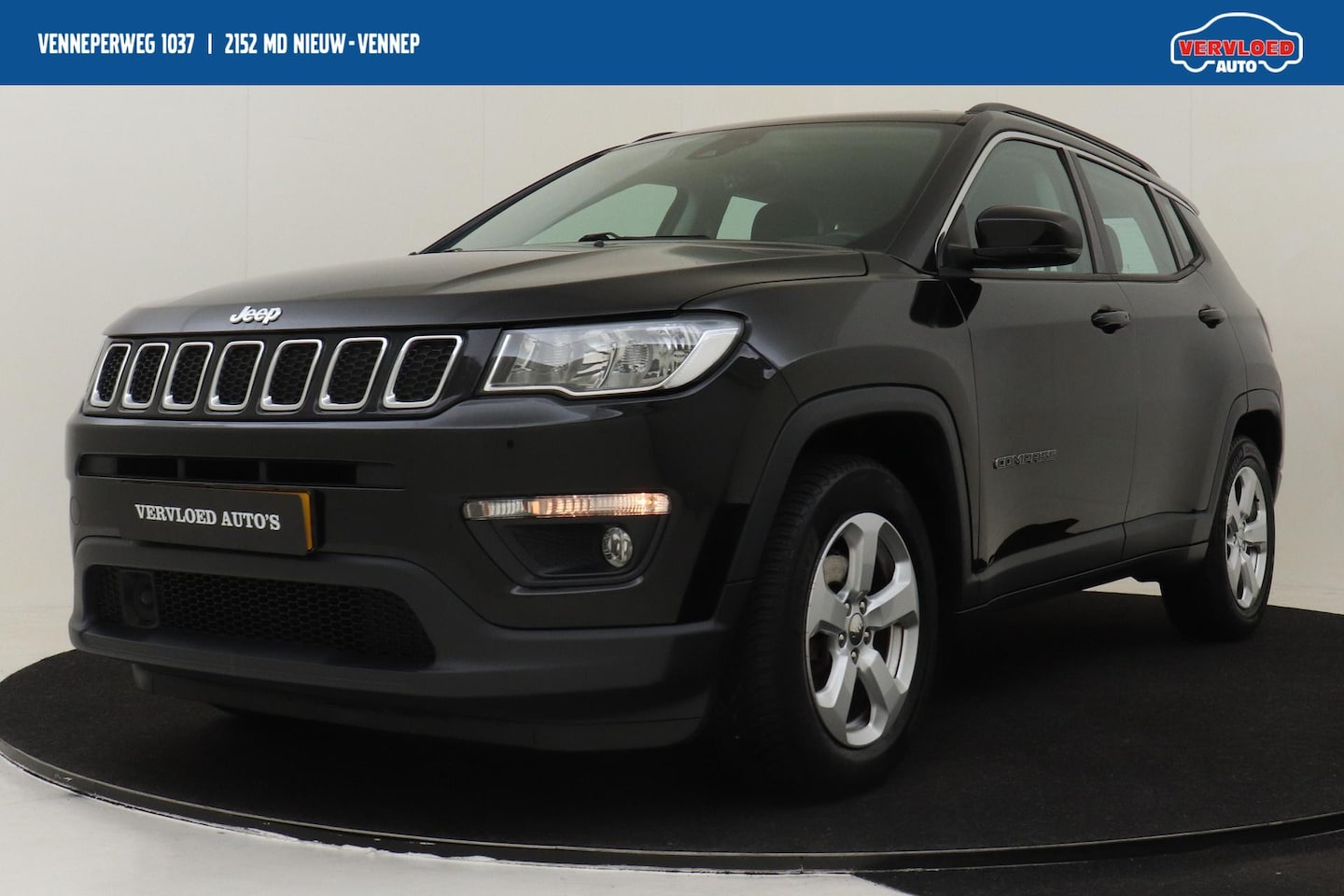 Jeep Compass - 1.4 MultiAir Longitude -CRUISE|KEYLESS|A/C|17"|RIJSTROOKSENSOR|TREKHAAK|ALL-SEASON - AutoWereld.nl