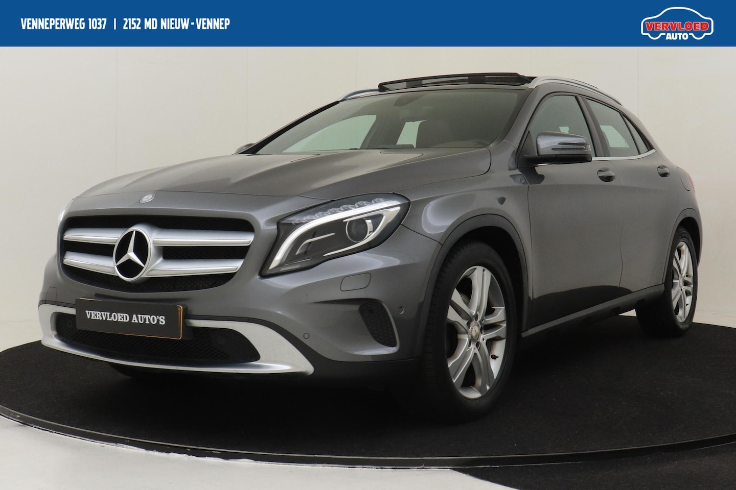 Mercedes-Benz GLA-Klasse - 200 AMBITION -PANO.DAK|DODEHOEK|CAMERA|URBAN|LEDER|KEYLESS - AutoWereld.nl