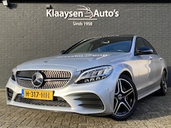 Mercedes-Benz C-klasse - 180 Business Solution AMG AUT. | dealer onderhouden | panoramadak | night pakket | navigat