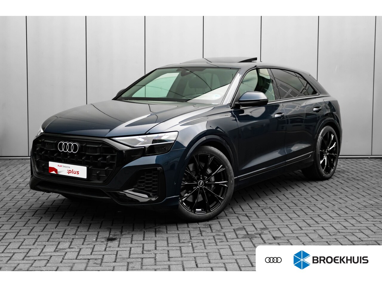 Audi Q8 - 55 TFSI e quattro Pro Line S 394PK | Panorama dak | Trekhaak | 360 Camera | Ledere bekledi - AutoWereld.nl
