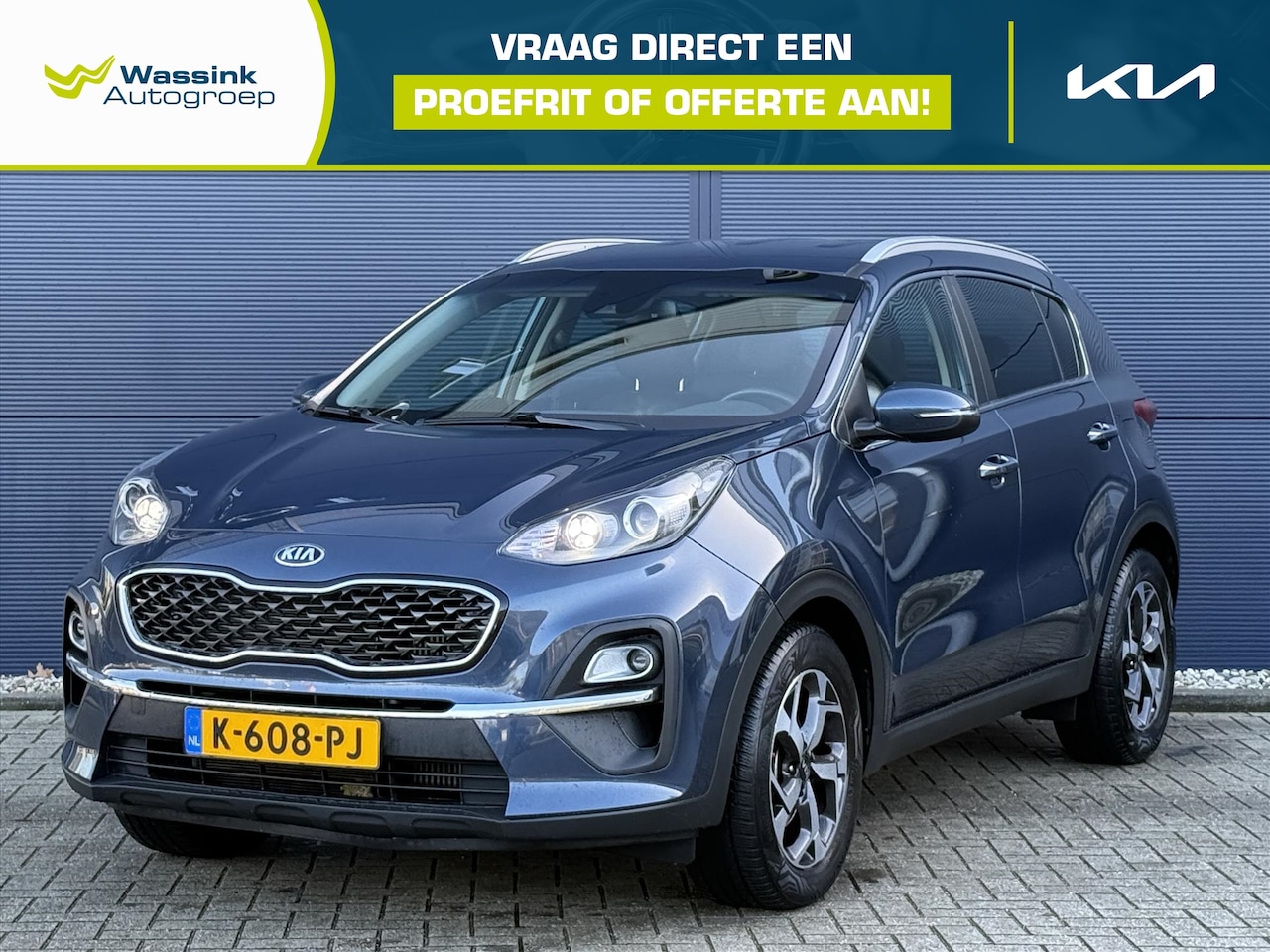 Kia Sportage - 1.6 T-GDi 177pk ECOdynamics DCT7 DynamicLine | Navigatie | Camera | Climate control | Carp - AutoWereld.nl