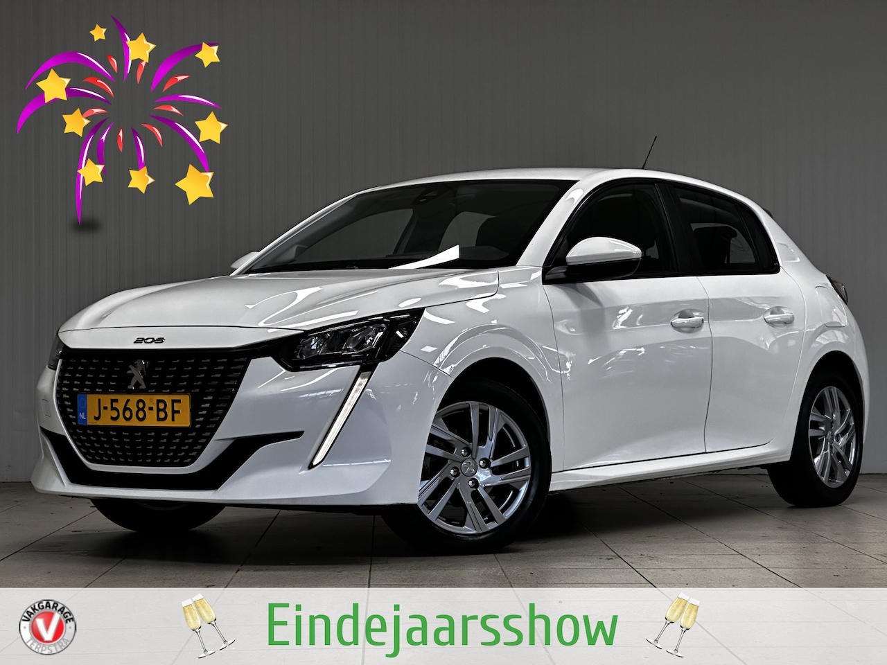 Peugeot 208 - 1.2 PureTech Blue Lease Active/ LED Koplampen/ Camera/ 16''LMV/ Apple+android/ Clima/ Navi - AutoWereld.nl