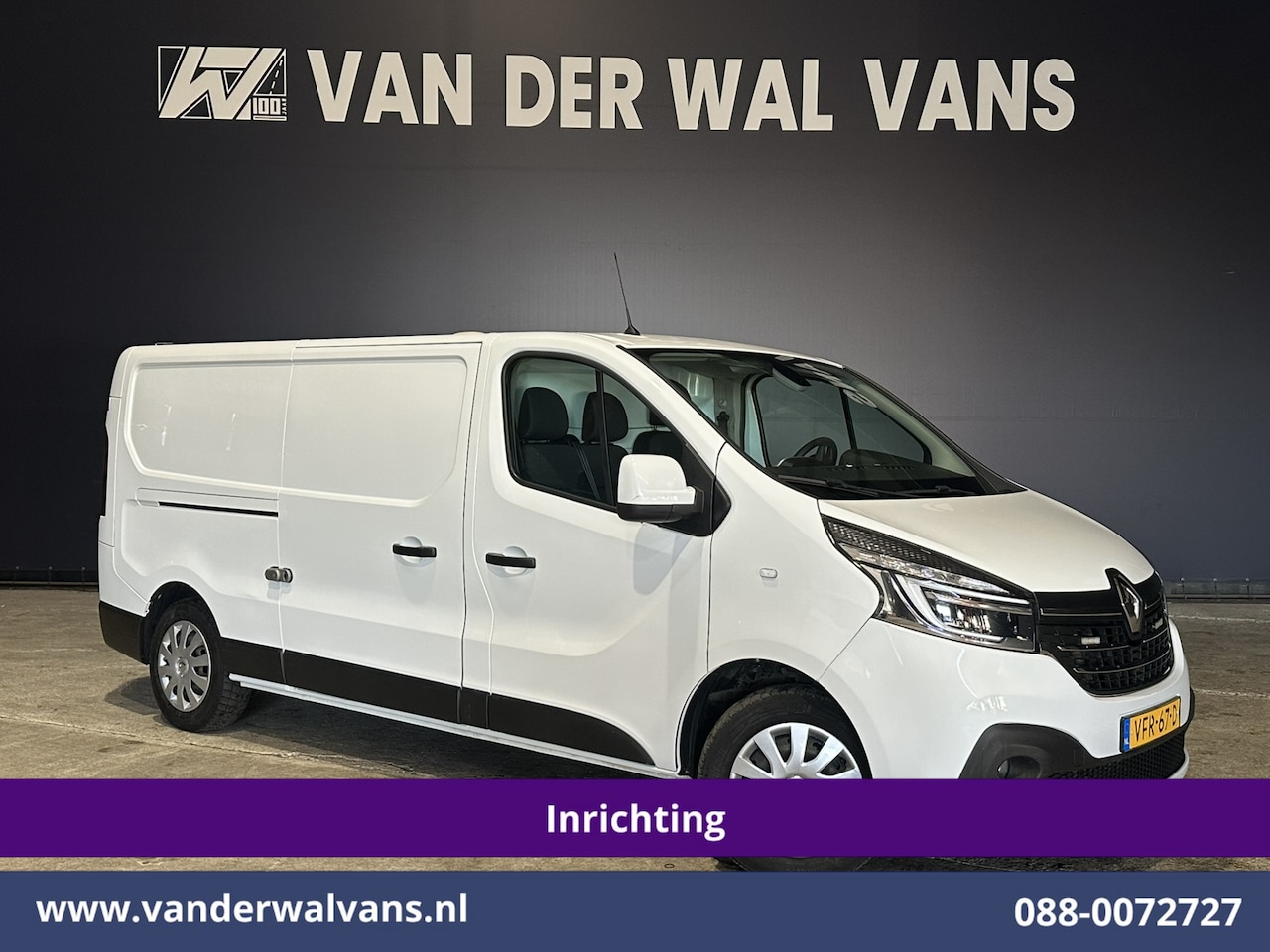 Renault Trafic - 2.0 dCi 120pk L2H1 inrichting Euro6 Airco | Camera | Omvormer | Navigatie | LED | Trekhaak - AutoWereld.nl