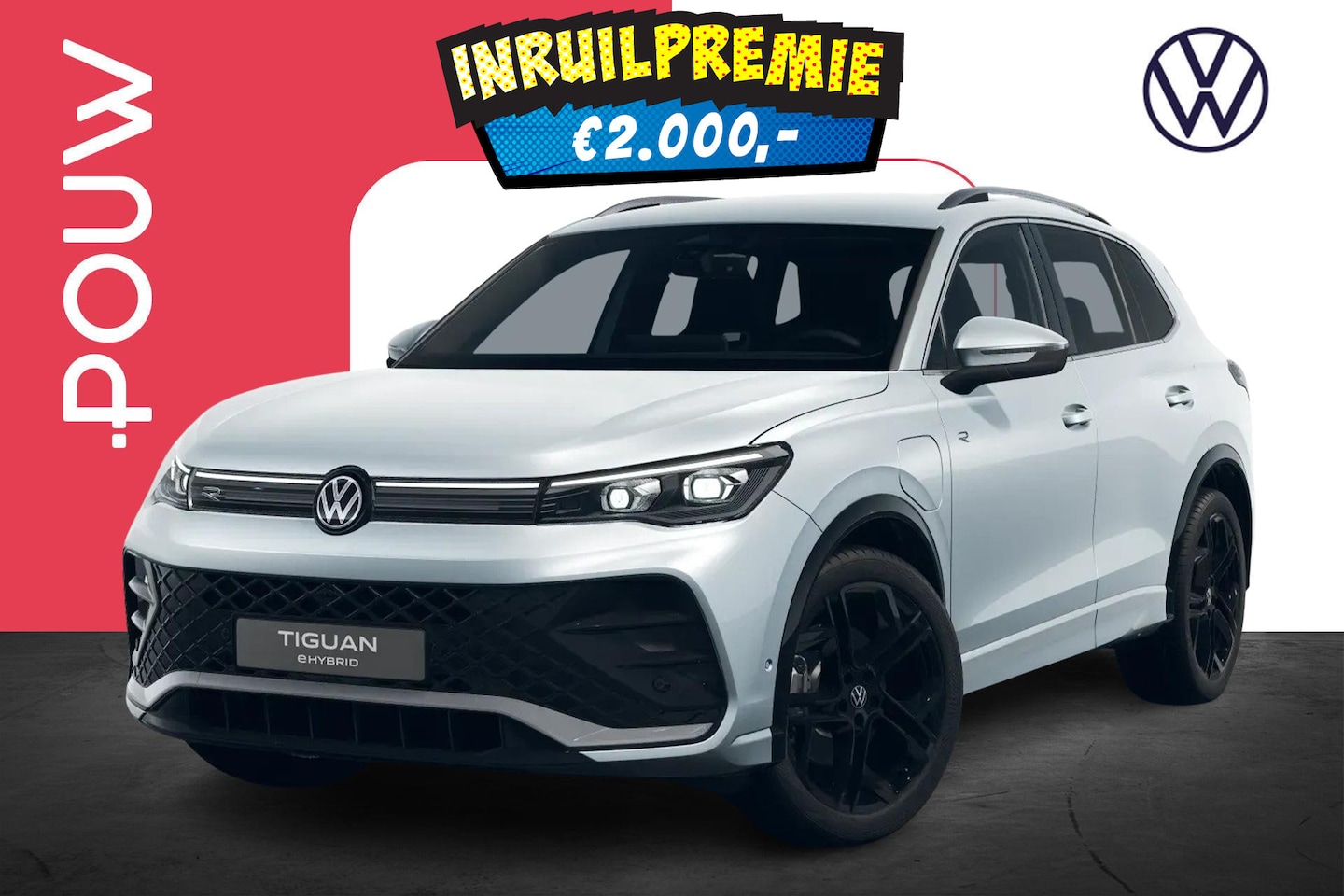 Volkswagen Tiguan - 1.5 eHybrid 204pk DSG R-Line Edition | Velgen 20'' | Trekhaak Inklapbaar - AutoWereld.nl