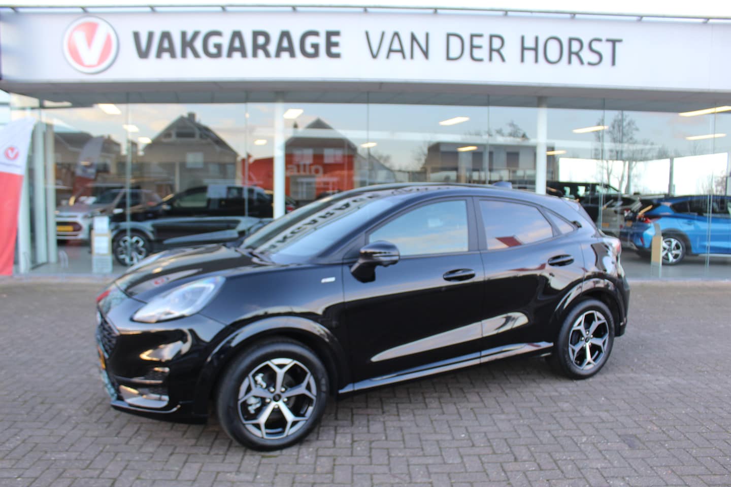 Ford Puma - 1.0-125pk EcoBoost Mild-Hybrid ST-Line. Mooie luxe hoogzitter ! Slechts 9.950km ! Autm. ai - AutoWereld.nl