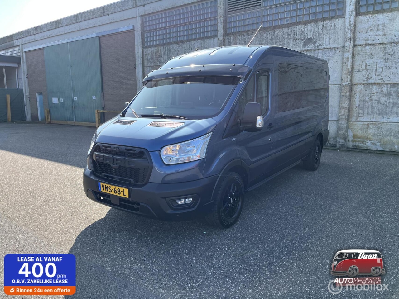 Ford Transit - 350 2.0 TDCI L3H2 DC 170 PK Airco Navi Trekhaak - AutoWereld.nl