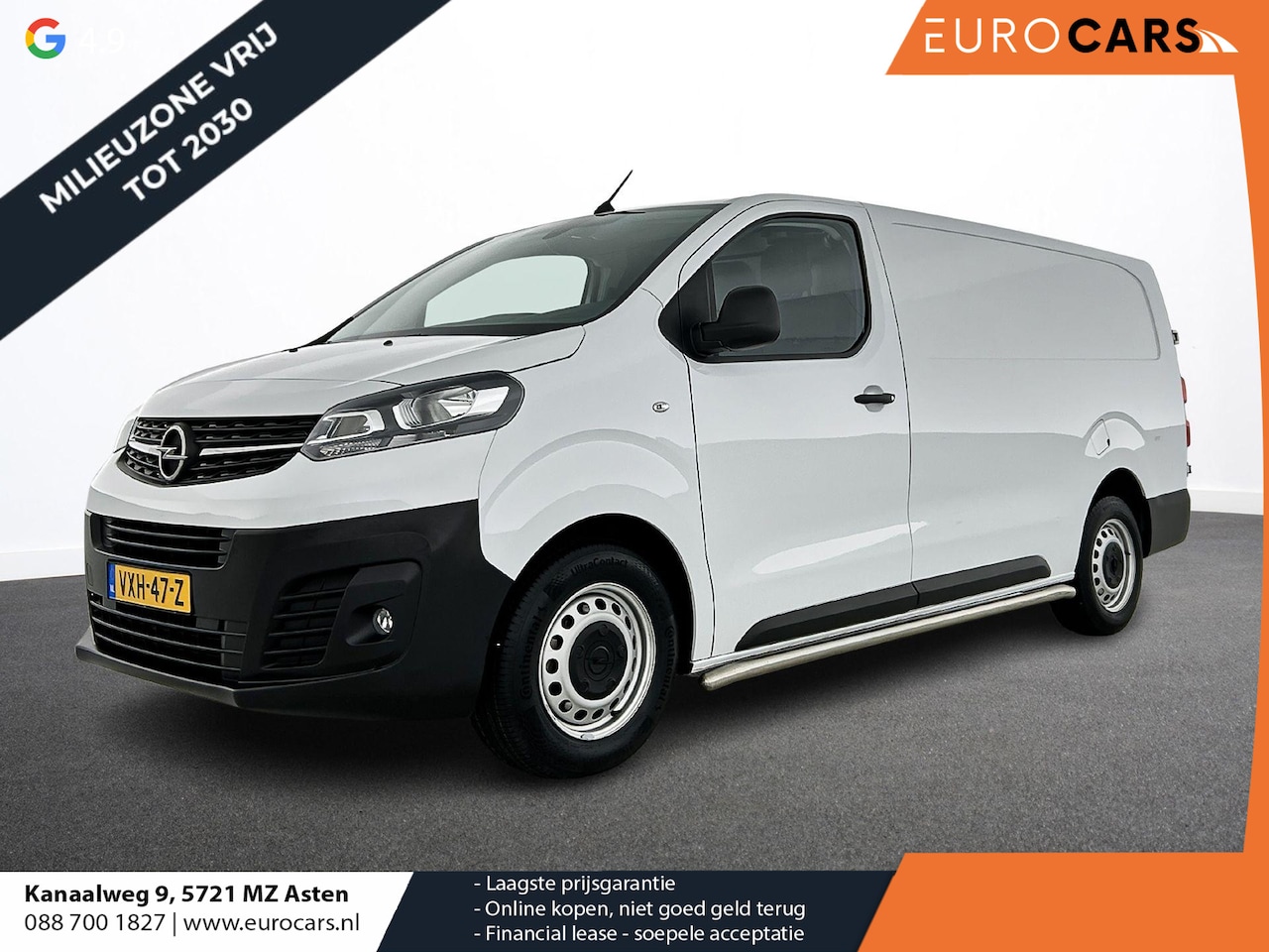 Opel Vivaro - 2.0 BlueHDi 145PK L3 Automaat Airco Navigatie Trekhaak Sidebars 3-Zits - AutoWereld.nl