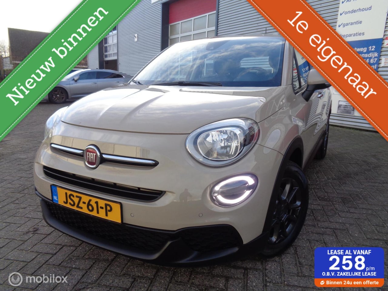 Fiat 500 X - 1.0 GSE Lounge/TURBO/Cappuccino/Airco/Key Less/Camera/PDC/LM velgen/1st eig/LED - AutoWereld.nl