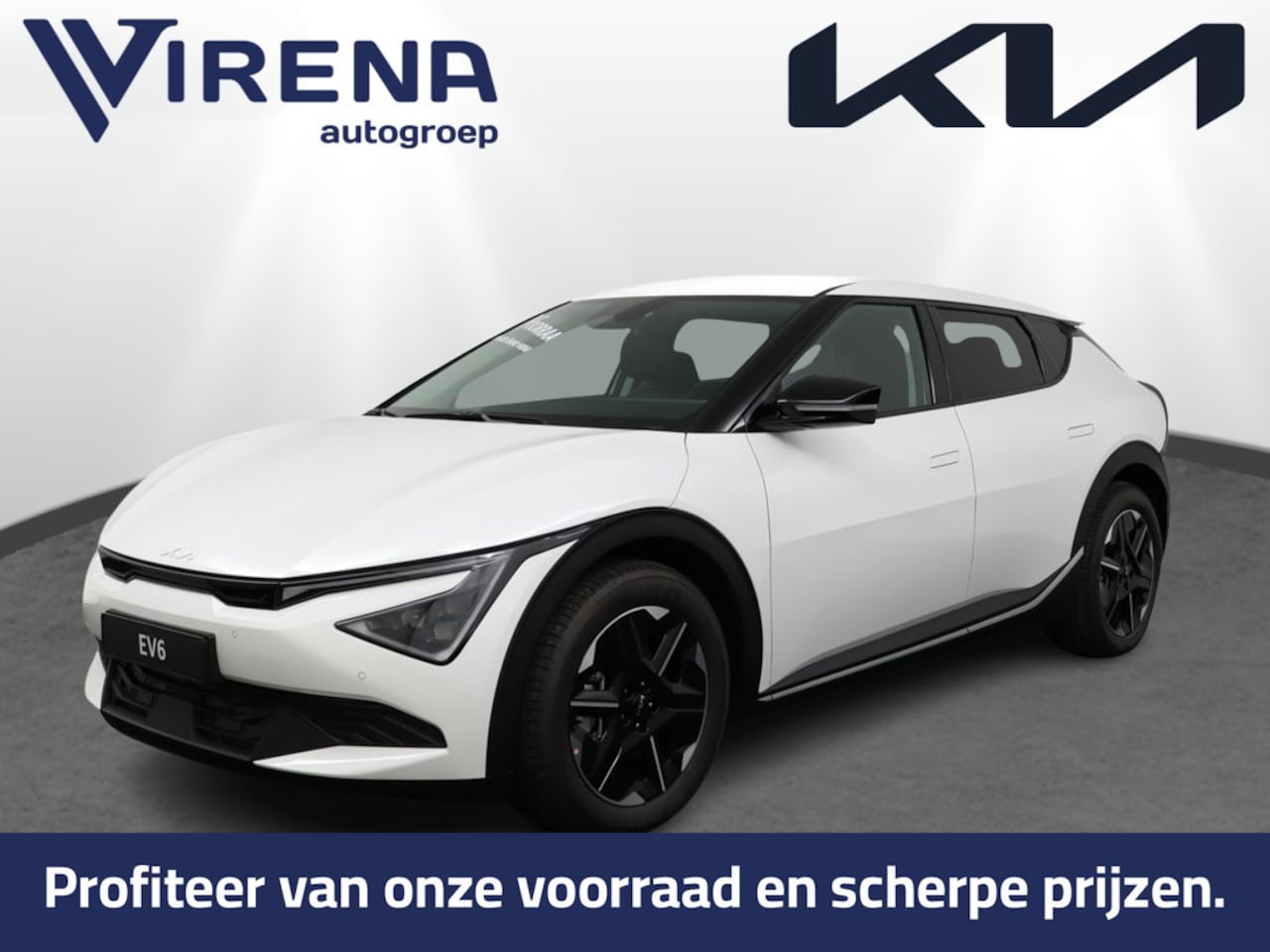 Kia EV6 - Light Edition 63 kWh - Navigatie - Adaptive cruise control - Stoel/stuur verwarming - Appl - AutoWereld.nl
