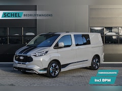 Ford Transit Custom - 320 2.5 PHEV L1H1 Sport DC 232pk - 2x Schuif - 360 Camera - ACC - Keyless - Stoel/Stuurver