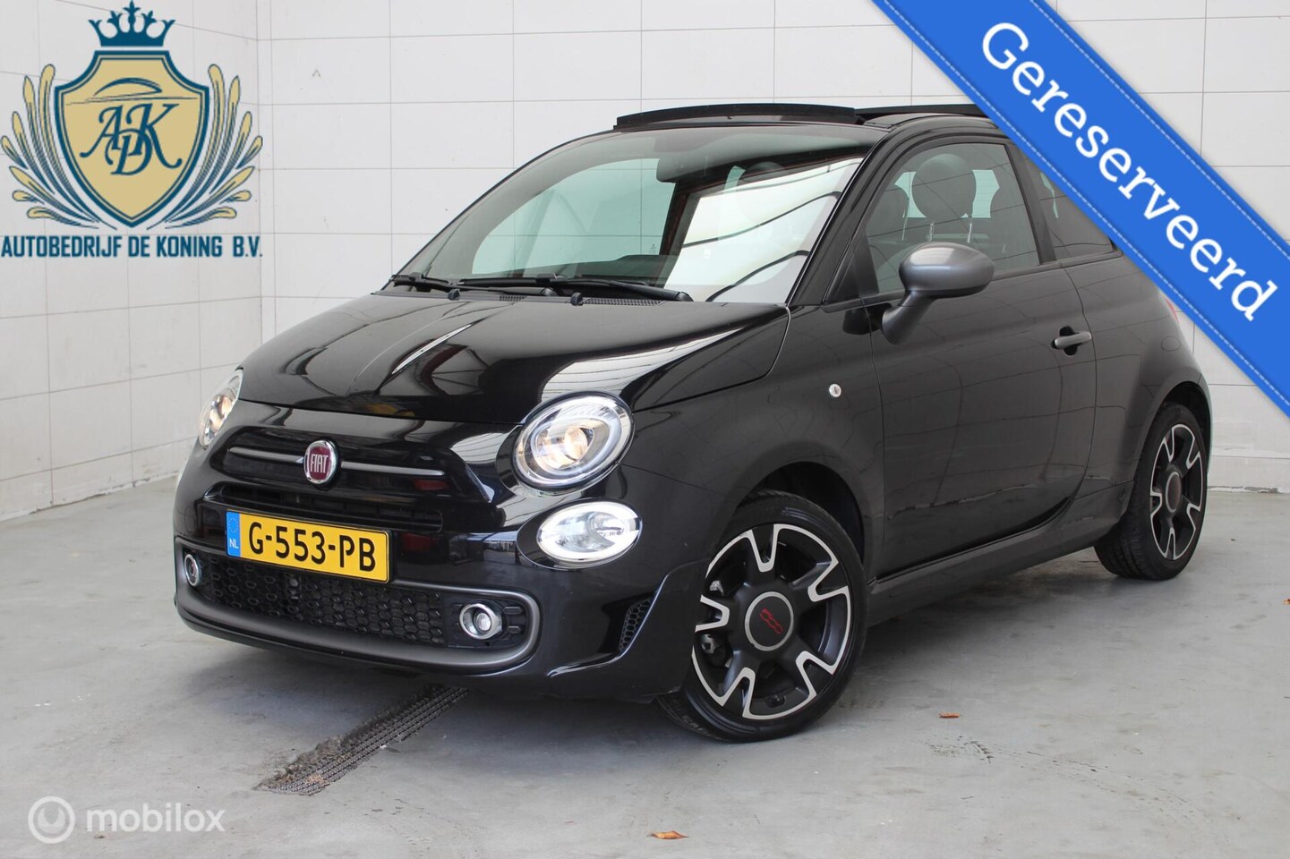 Fiat 500 - 1.2 Cabrio,Automaat,Leder,Cruisecontrol - AutoWereld.nl