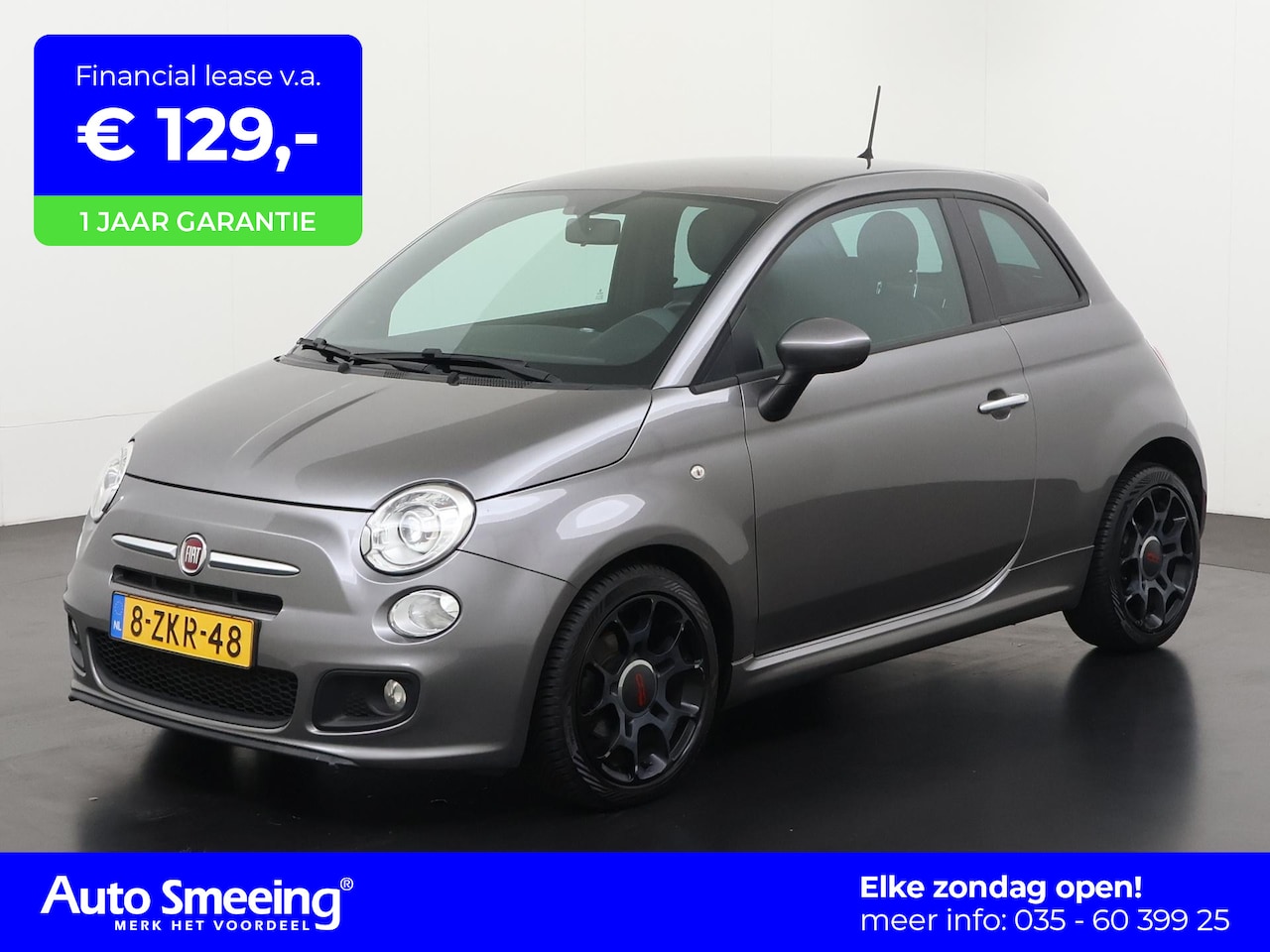 Fiat 500 - 0.9 TwinAir Turbo 500S | Automaat | Leder | PDC | Zondag Open! - AutoWereld.nl