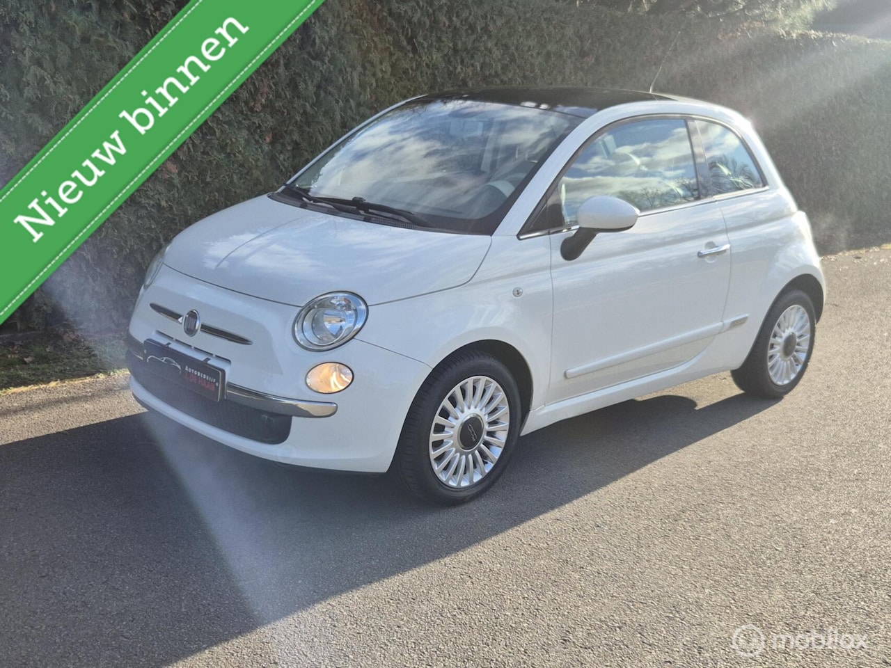 Fiat 500 - 1.2 Lounge Pano EINDJAARSAANBIEDING! Airco - AutoWereld.nl