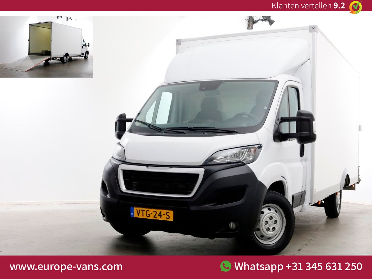 Peugeot Boxer - 2.2 BlueHDi 165pk Durisotti Lowliner Bakwagen met laadklep L454cm 01-2023 - AutoWereld.nl