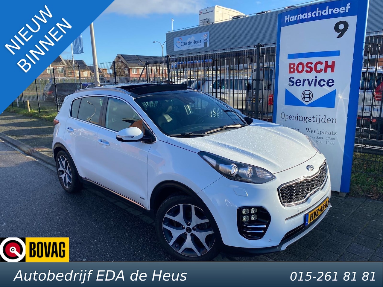 Kia Sportage - 1.6 T-GDI 4WD GT-Line met o.a. Schuif kantel-dak, stoelverwarming, stuurverwarming, camera - AutoWereld.nl