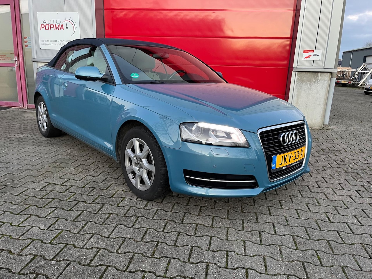 Audi A3 Cabriolet - 2.0 TDI 140pk Attraction Automaat / Autom. airco / Cruise / Stoelverw / Windscherm / 8 x P - AutoWereld.nl