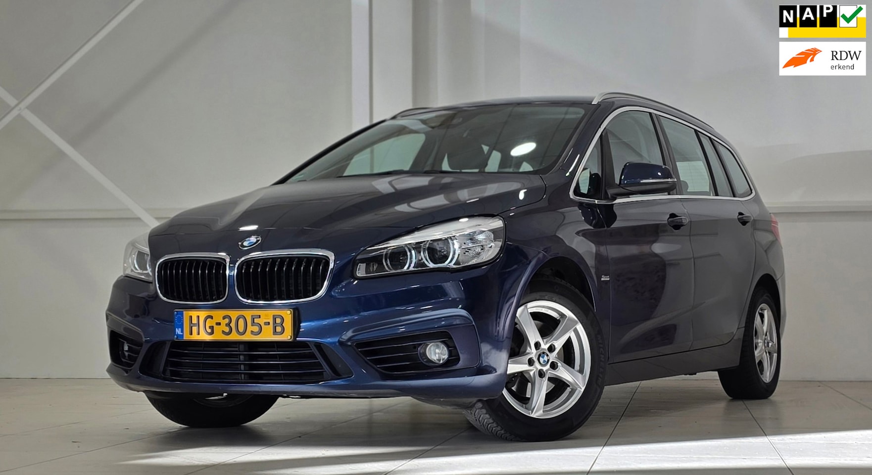 BMW 2-serie Gran Tourer - 216d Corporate Lease Sport Navigatie Allseason banden Mooi! - AutoWereld.nl
