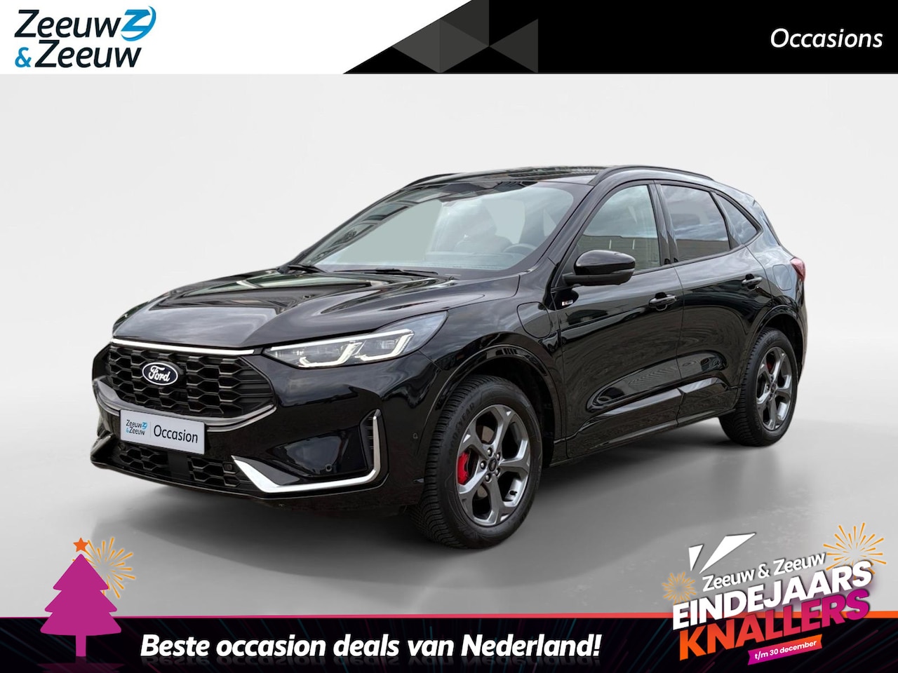 Ford Kuga - 2.5 PHEV ST-Line X 243pk | Stoel- stuur en voorruitverwarming | Kantel / schuifdak | Trekh - AutoWereld.nl