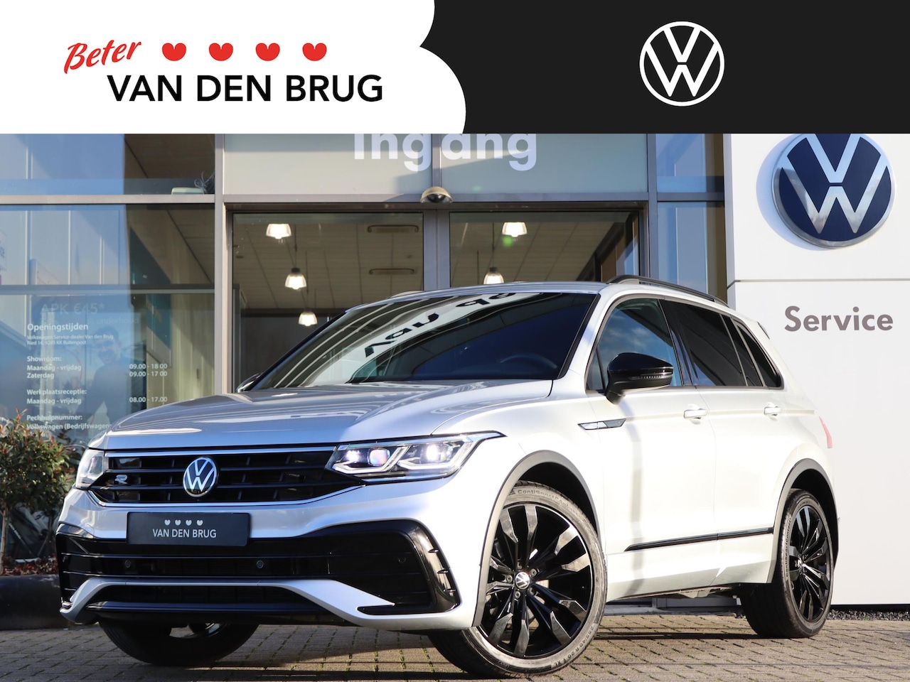 Volkswagen Tiguan - 1.5 TSI 150 pk DSG R-Line | Black Style | Matrix LED | App Connect | ACC | Climatronic | S - AutoWereld.nl