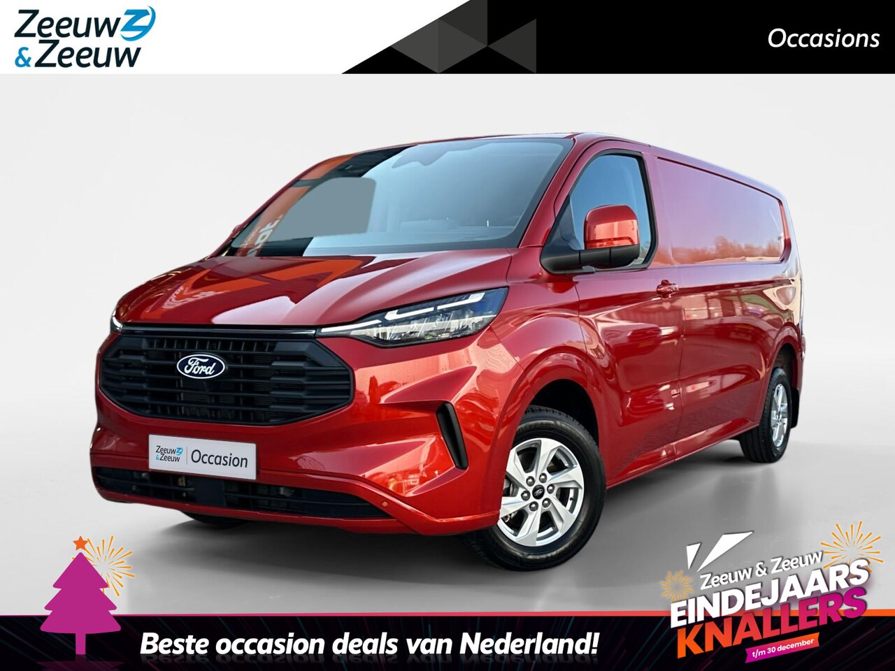 Ford Transit Custom - 320 2.0 TDCI L2H1 Limited 136 pk Automaat | Stoelverwarming | Trekhaak | Cruise Control | - AutoWereld.nl