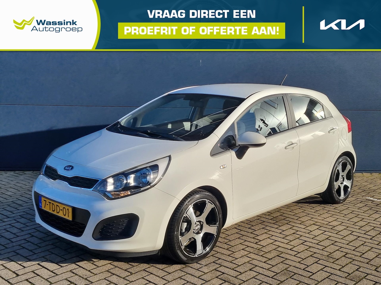 Kia Rio - 1.2 CVVT 85pk Comfort Pack | Unieke km stand | Airco | Lichtmetalen Velgen | - AutoWereld.nl