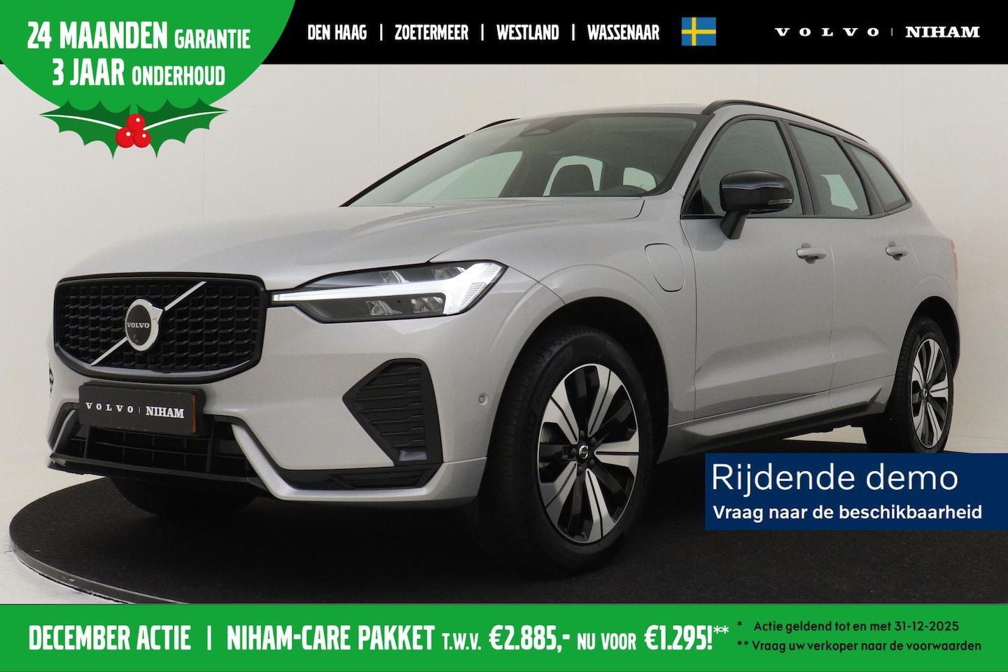 Volvo XC60 - T6 PLUG-IN HYBRID AWD PLUS DARK -PANO.DAK|POWER-SEATS|360°CAM|TREKHAAK - AutoWereld.nl